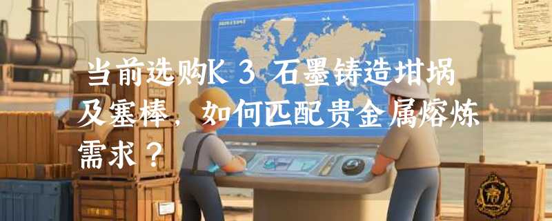 当前选购K3石墨铸造坩埚及塞棒，如何匹配贵金属熔炼需求？