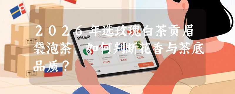 2026年选玫瑰白茶贡眉袋泡茶，如何判断花香与茶底品质？