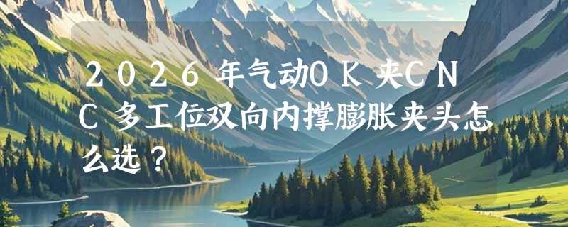 2026年气动OK夹CNC多工位双向内撑膨胀夹头怎么选？
