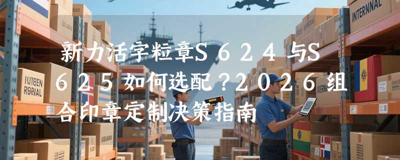 新力活字粒章S624与S625如何选配？2026组合印章定制决策指南