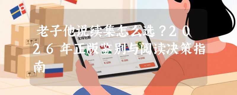 老子他说续集怎么选？2026年正版鉴别与阅读决策指南