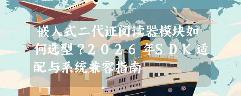 嵌入式二代证阅读器模块如何选型？2026年SDK适配与系统兼容指南