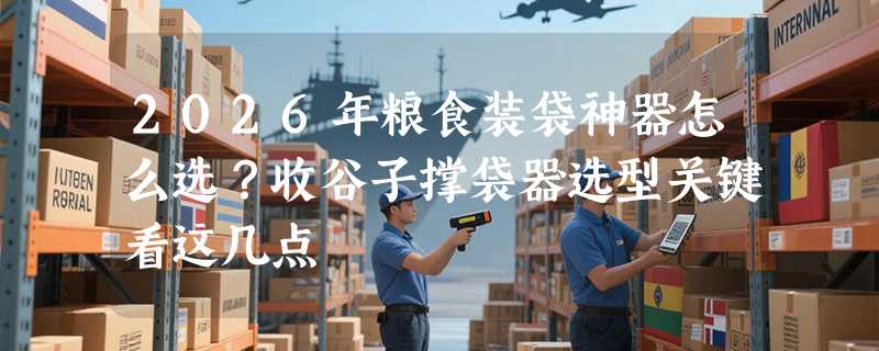 2026年粮食装袋神器怎么选？收谷子撑袋器选型关键看这几点