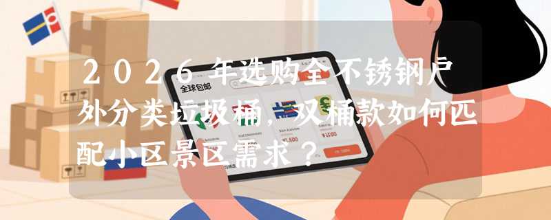 2026年选购全不锈钢户外分类垃圾桶，双桶款如何匹配小区景区需求？