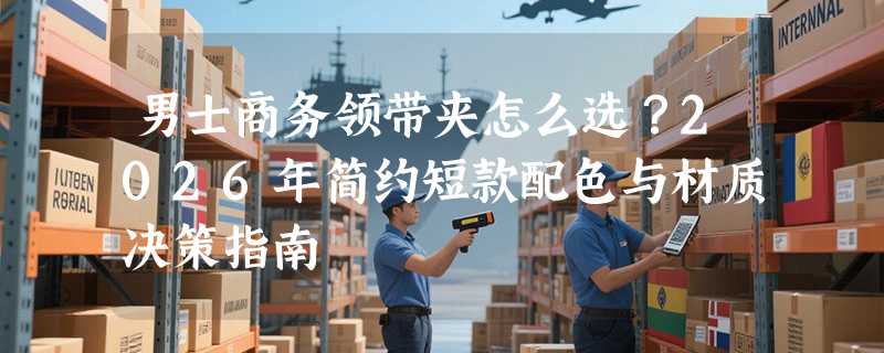 男士商务领带夹怎么选？2026年简约短款配色与材质决策指南