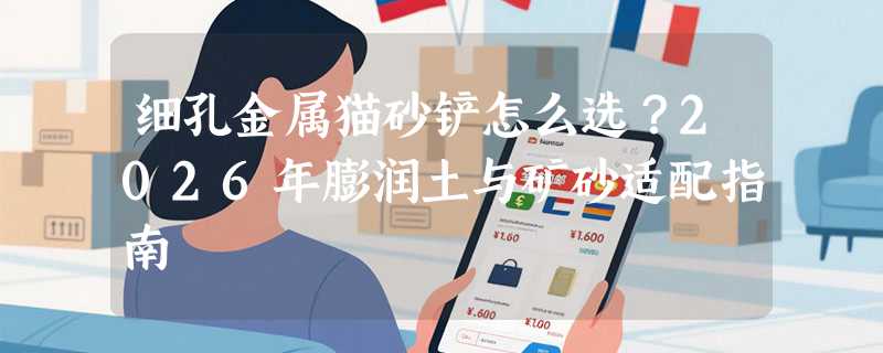细孔金属猫砂铲怎么选？2026年膨润土与矿砂适配指南