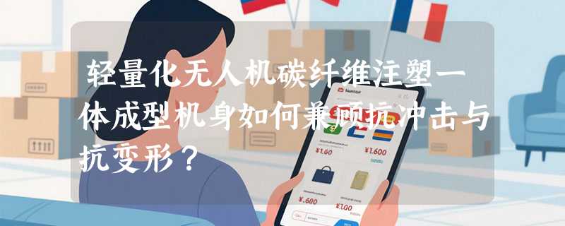 轻量化无人机碳纤维注塑一体成型机身如何兼顾抗冲击与抗变形？