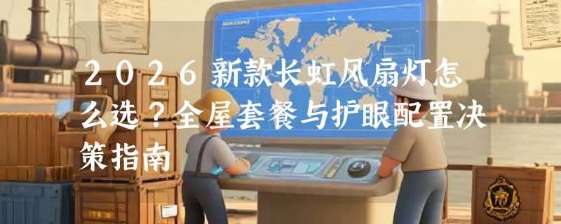 2026新款长虹风扇灯怎么选？全屋套餐与护眼配置决策指南