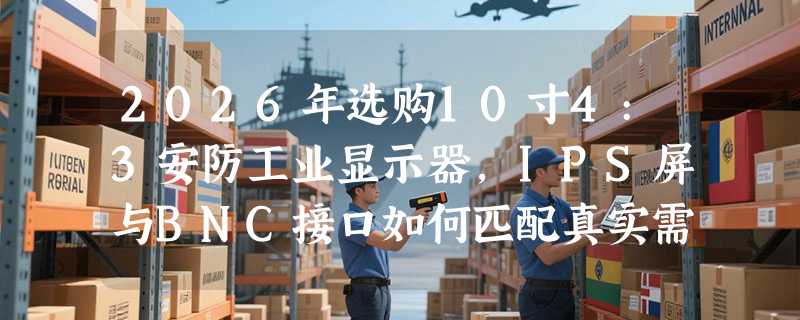 2026年选购10寸4:3安防工业显示器，IPS屏与BNC接口如何匹配真实需求？