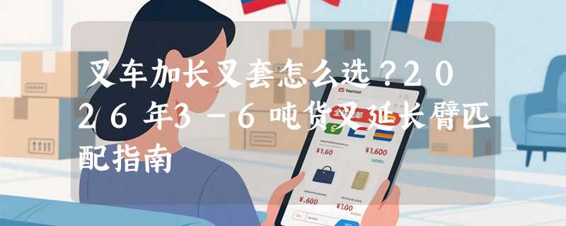 叉车加长叉套怎么选？2026年3-6吨货叉延长臂匹配指南