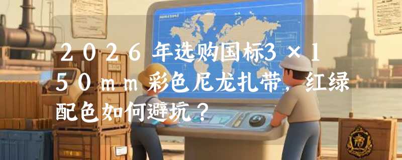 2026年选购国标3×150mm彩色尼龙扎带，红绿配色如何避坑？
