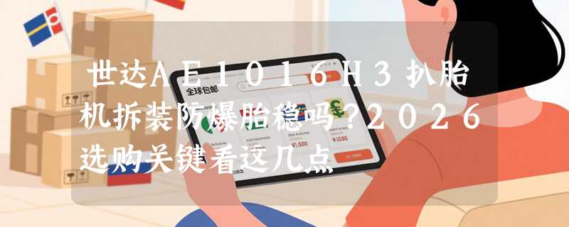世达AE1016H3扒胎机拆装防爆胎稳吗？2026选购关键看这几点