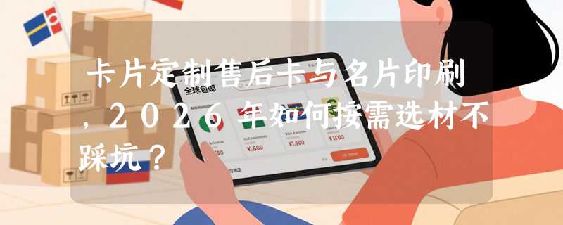 卡片定制售后卡与名片印刷，2026年如何按需选材不踩坑？