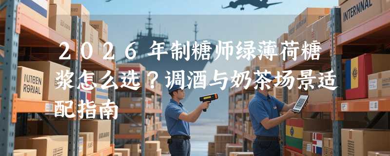 2026年制糖师绿薄荷糖浆怎么选？调酒与奶茶场景适配指南