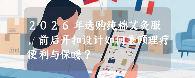 2026年选购纯棉艾灸服，前后开扣设计如何兼顾理疗便利与保暖？