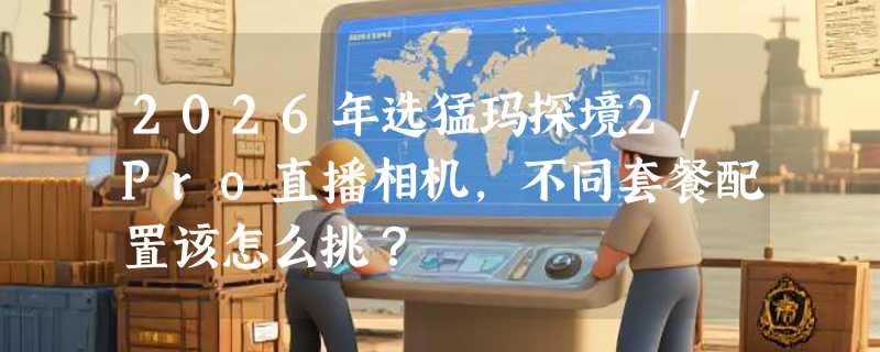 2026年选猛玛探境2/Pro直播相机，不同套餐配置该怎么挑？