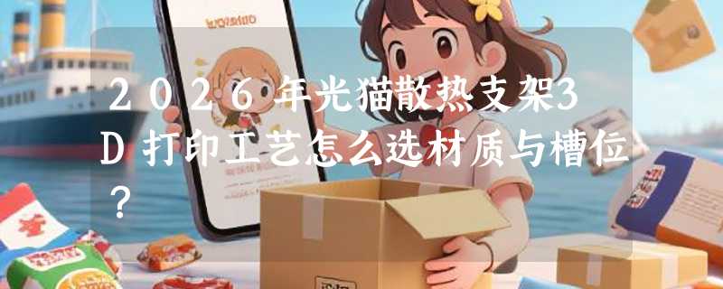 2026年光猫散热支架3D打印工艺怎么选材质与槽位？
