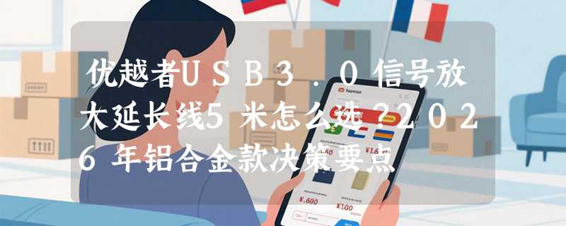优越者USB3.0信号放大延长线5米怎么选？2026年铝合金款决策要点