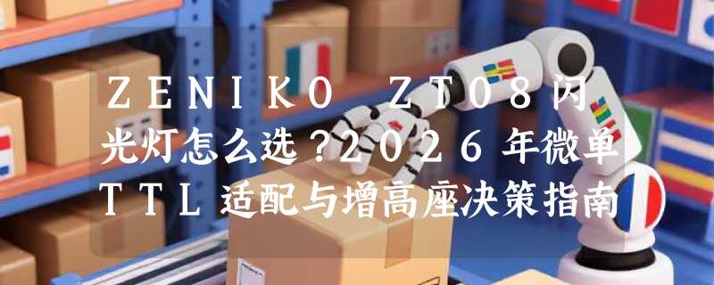 ZENIKO ZT08闪光灯怎么选？2026年微单TTL适配与增高座决策指南