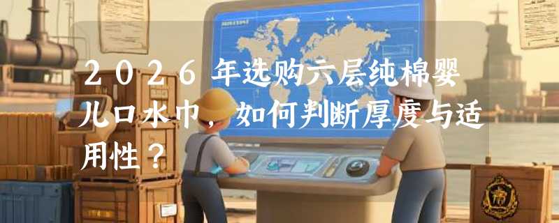 2026年选购六层纯棉婴儿口水巾，如何判断厚度与适用性？