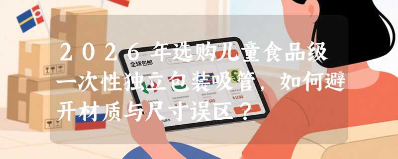 2026年选购儿童食品级一次性独立包装吸管，如何避开材质与尺寸误区？