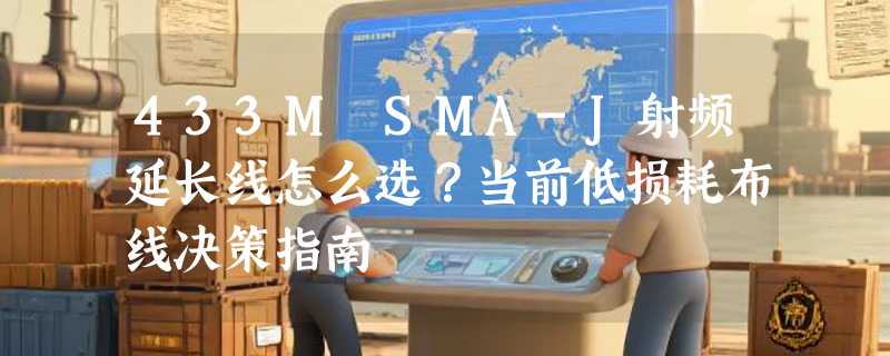 433M SMA-J射频延长线怎么选？当前低损耗布线决策指南