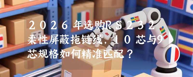 2026年选购RS232柔性屏蔽拖链线，10芯与9芯规格如何精准匹配？