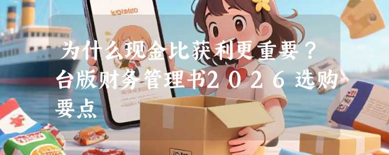 为什么现金比获利更重要？台版财务管理书2026选购要点