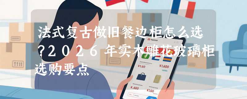 法式复古做旧餐边柜怎么选？2026年实木雕花玻璃柜选购要点