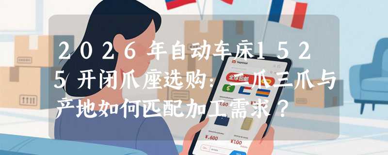 2026年自动车床1525开闭爪座选购：二爪三爪与产地如何匹配加工需求？