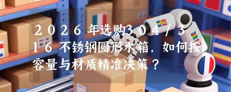 2026年选购304/316不锈钢圆形水箱，如何按容量与材质精准决策？