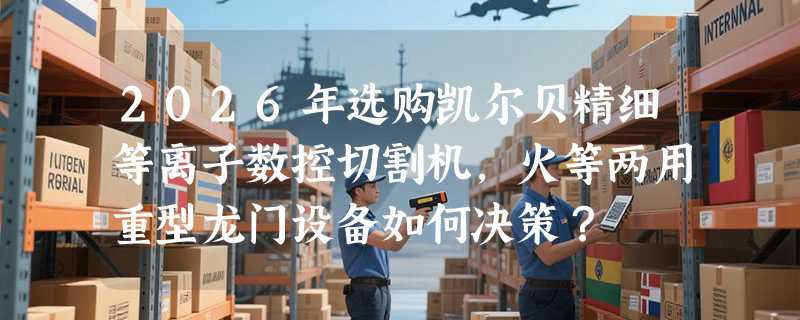 2026年选购凯尔贝精细等离子数控切割机，火等两用重型龙门设备如何决策？