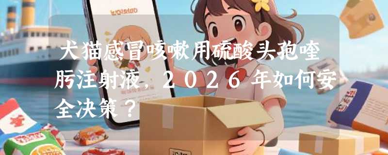 犬猫感冒咳嗽用硫酸头孢喹肟注射液，2026年如何安全决策？