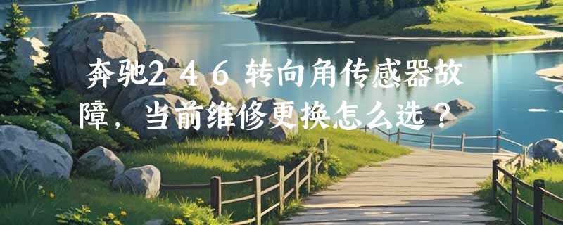 奔驰246转向角传感器故障，当前维修更换怎么选？