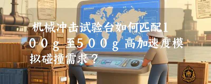 机械冲击试验台如何匹配100g至500g高加速度模拟碰撞需求？