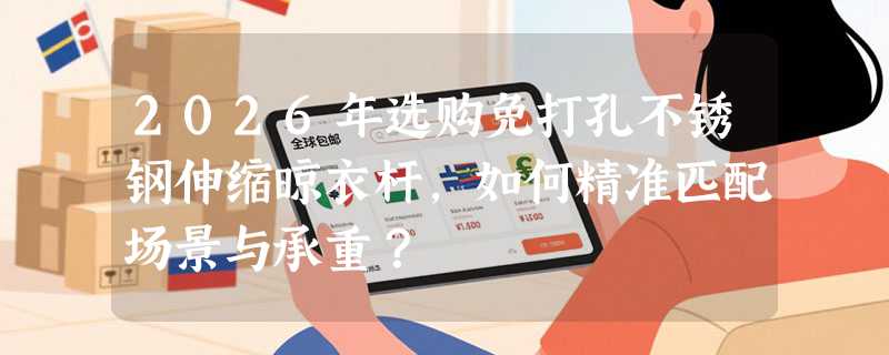 2026年选购免打孔不锈钢伸缩晾衣杆，如何精准匹配场景与承重？