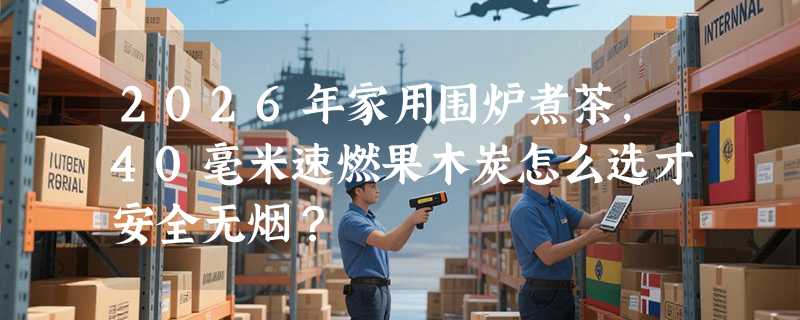 2026年家用围炉煮茶，40毫米速燃果木炭怎么选才安全无烟？