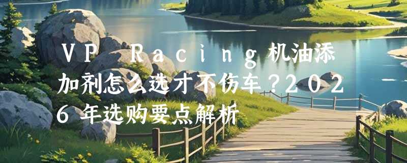 VP Racing机油添加剂怎么选才不伤车？2026年选购要点解析