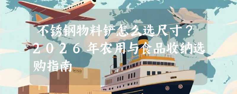 不锈钢物料铲怎么选尺寸？2026年农用与食品收纳选购指南