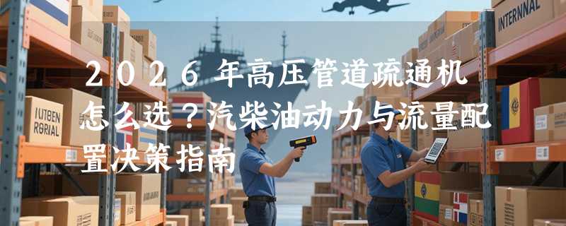 2026年高压管道疏通机怎么选？汽柴油动力与流量配置决策指南