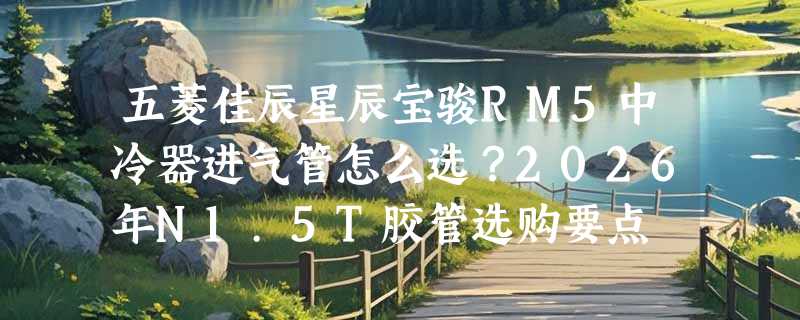 五菱佳辰星辰宝骏RM5中冷器进气管怎么选？2026年N1.5T胶管选购要点