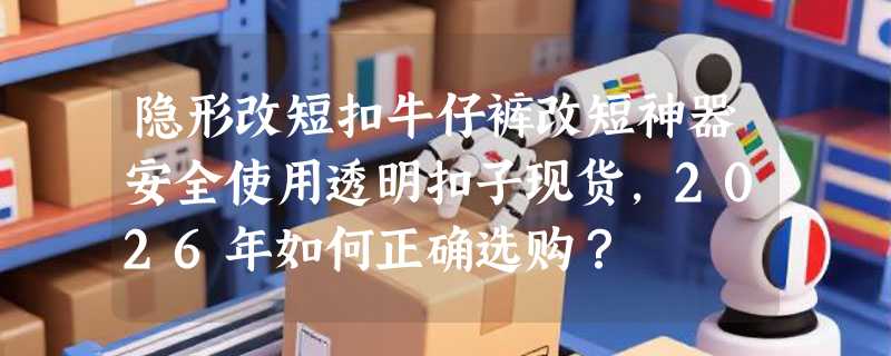 隐形改短扣牛仔裤改短神器安全使用透明扣子现货，2026年如何正确选购？