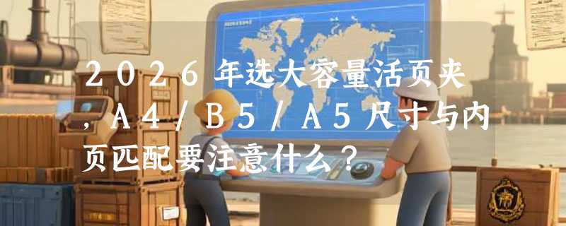 2026年选大容量活页夹，A4/B5/A5尺寸与内页匹配要注意什么？