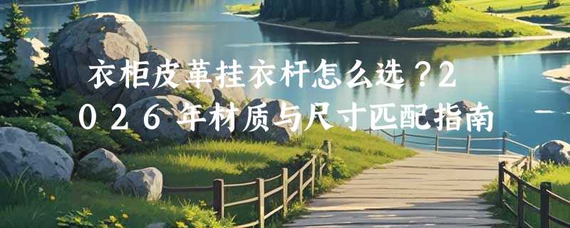 衣柜皮革挂衣杆怎么选？2026年材质与尺寸匹配指南