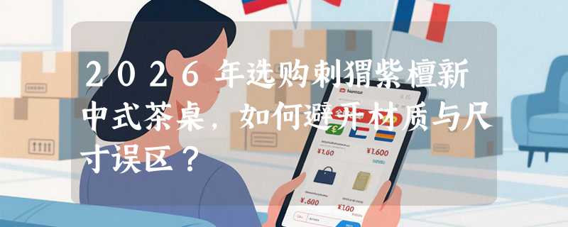 2026年选购刺猬紫檀新中式茶桌，如何避开材质与尺寸误区？