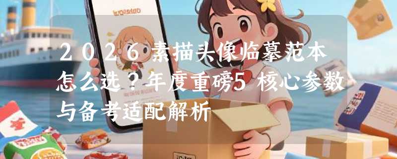 2026素描头像临摹范本怎么选？年度重磅5核心参数与备考适配解析