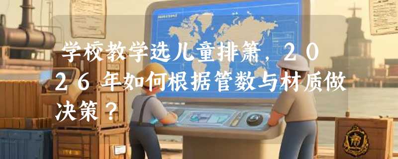 学校教学选儿童排箫，2026年如何根据管数与材质做决策？