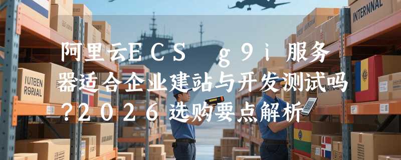 阿里云ECS g9i服务器适合企业建站与开发测试吗？2026选购要点解析