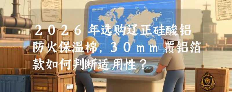 2026年选购辽正硅酸铝防火保温棉，30mm覆铝箔款如何判断适用性？