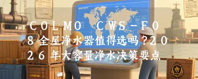 COLMO CWS-F08全屋净水器值得选吗？2026年大容量净水决策要点
